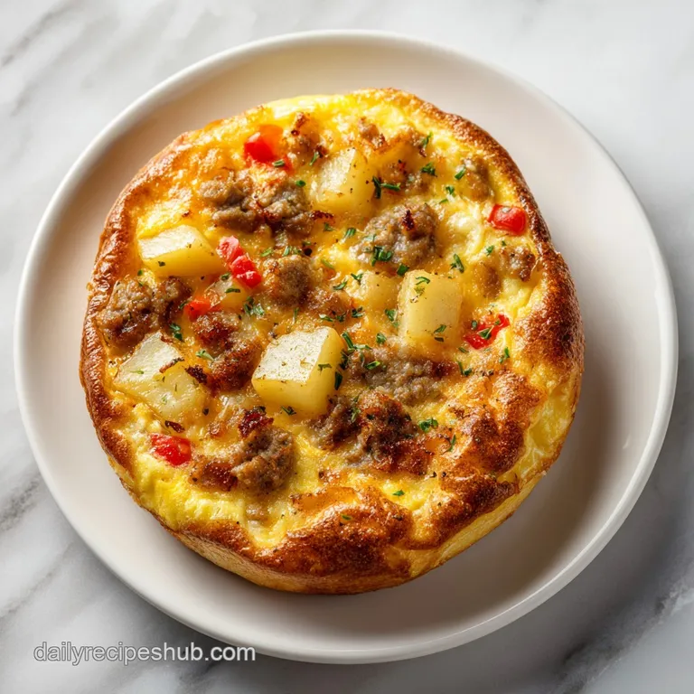 Hash Brown Egg Casserole: Golden and Cheesy