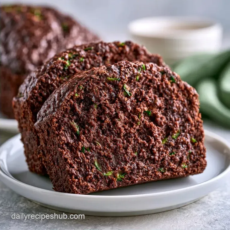 Moist Homemade Chocolate Zucchini Bread