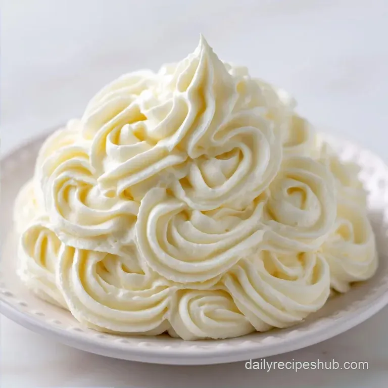 Cream Cheese Frosting: Fluffy and Stable