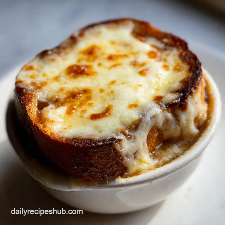 Homemade French Onion Soup: Rich and Caramelized