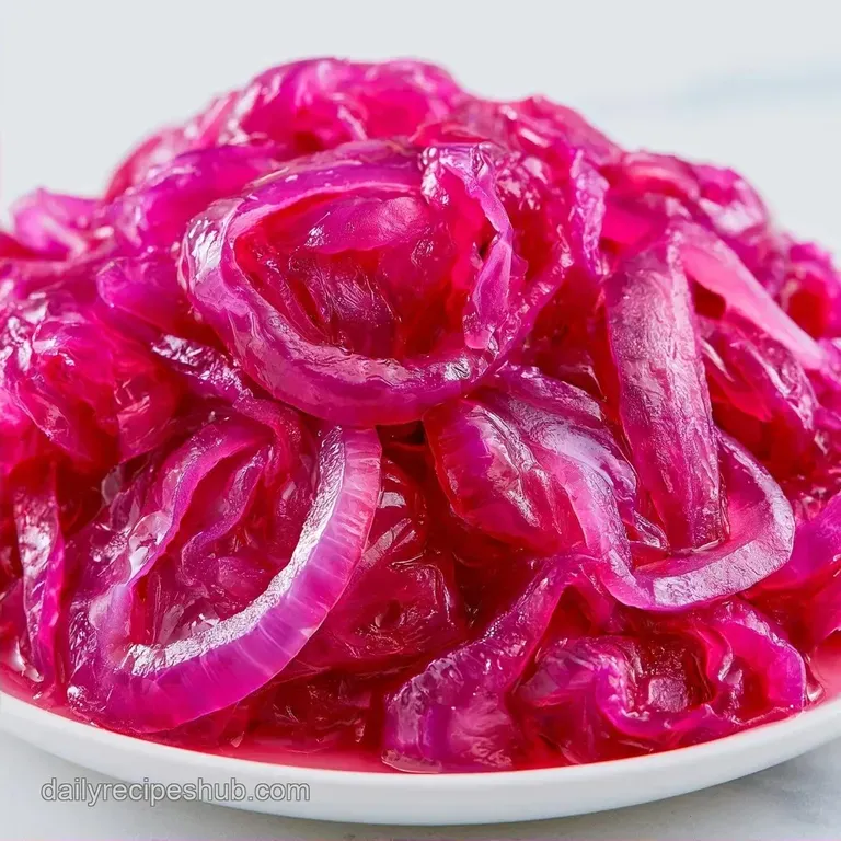 Pickled Red Onions: Tangy and Crisp