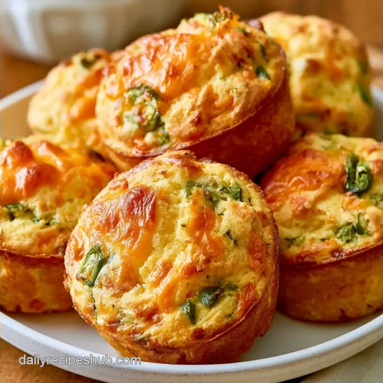 Jalapeno Cheddar Cornbread Muffins with Buttermilk