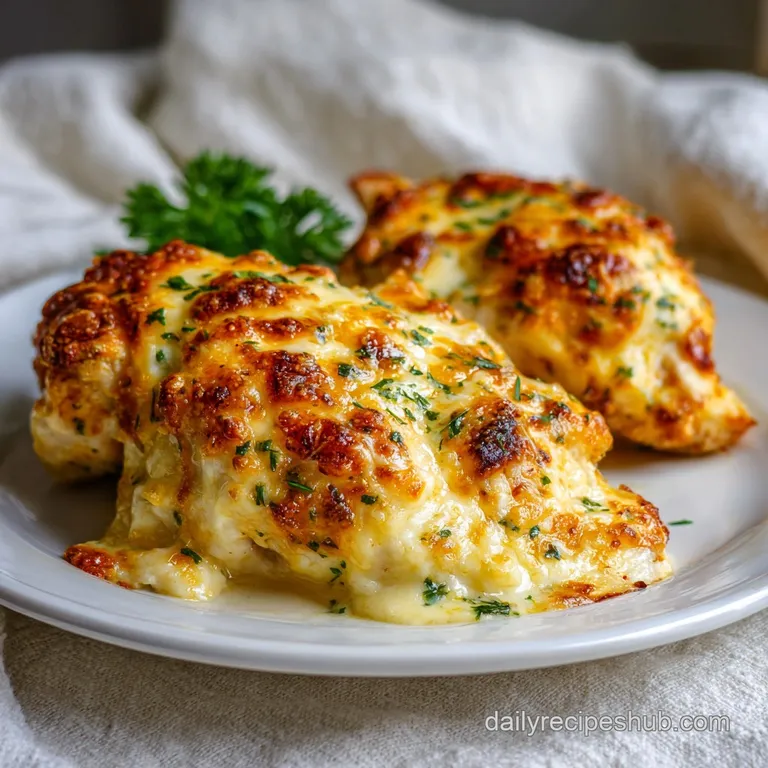 Keto Baked Cheesy Ranch Chicken Thigh Recipe with Garlic