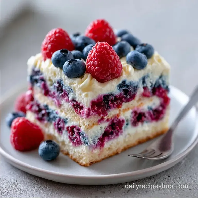 Lemon Blueberry Icebox Cake: No-Bake Dessert