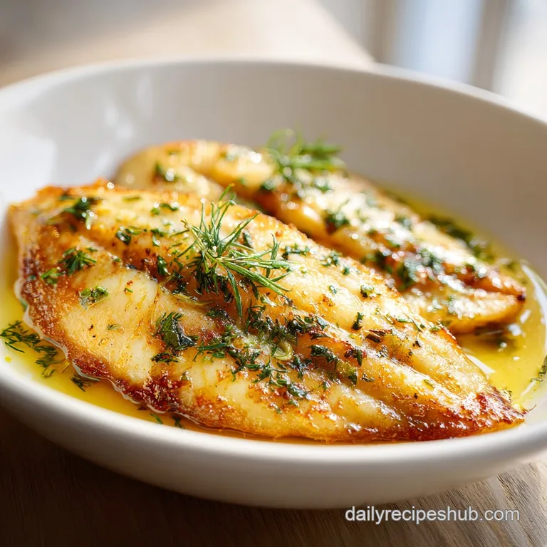 Lemon Herb Baked Flounder: Silky and Buttery
