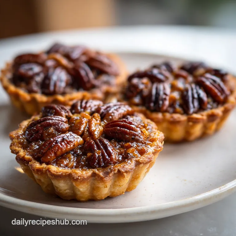 Guilt-Free Mini Pecan Pies: Rich and Buttery