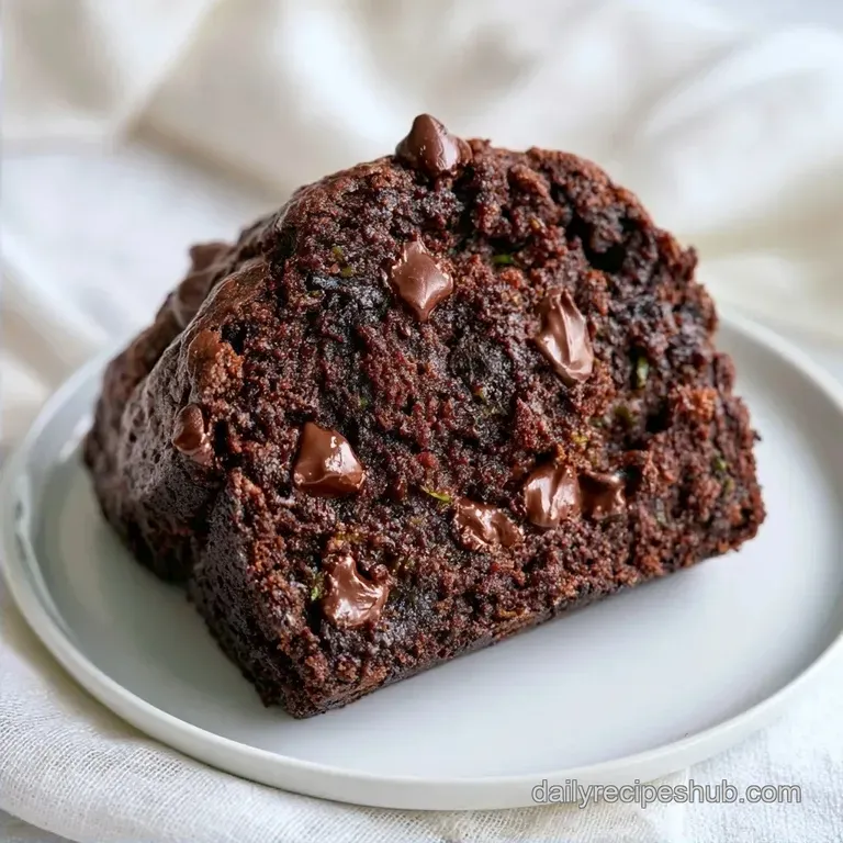 Double Chocolate Zucchini Bread: Ultra Moist