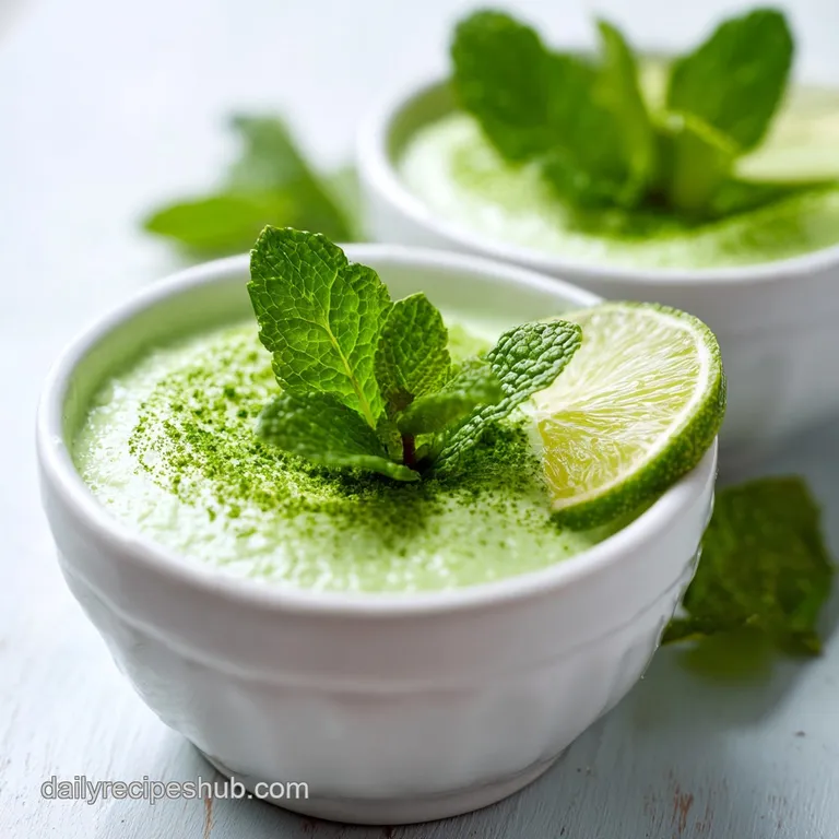 Raw Avocado Lime Mousse: Creamy and Refreshing