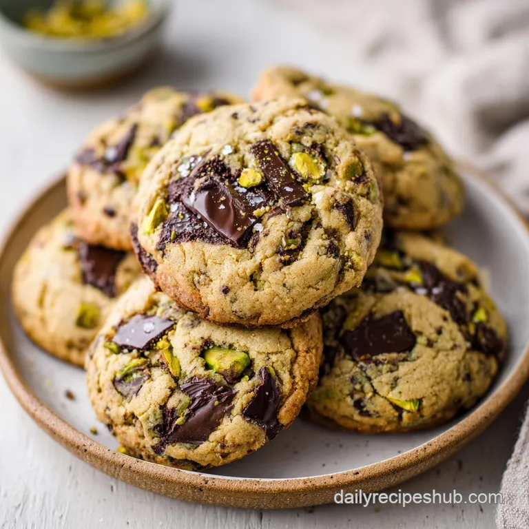 A trio of golden-brown cookies artfully arranged, revealing molten chocolate and crunchy nuts.