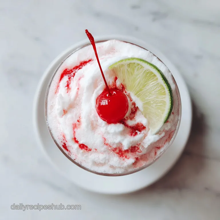 Shirley Temple Float: Creamy and Fizzy