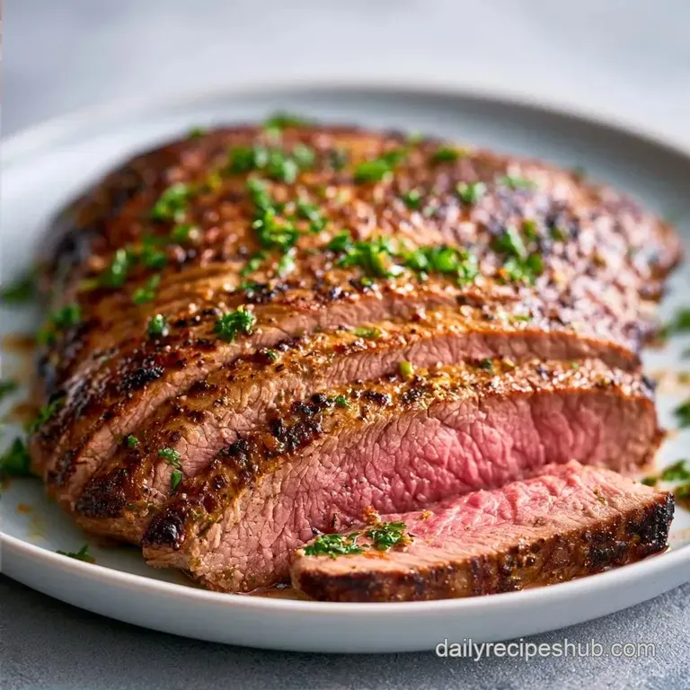 Healthy Oven Stuffed Flank Steak