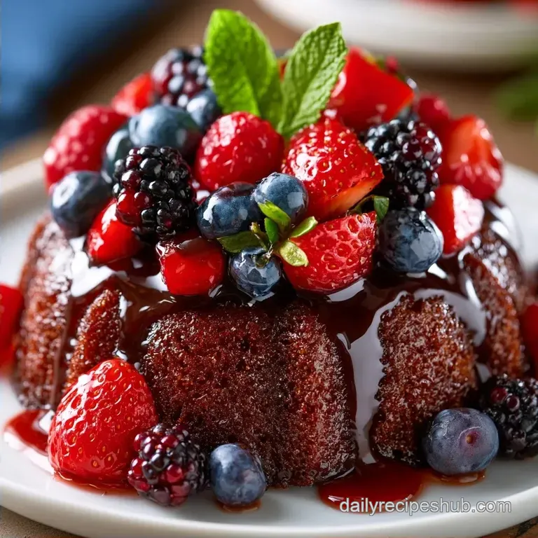 Summer Fruit Sangria Cake: Rich and Creamy