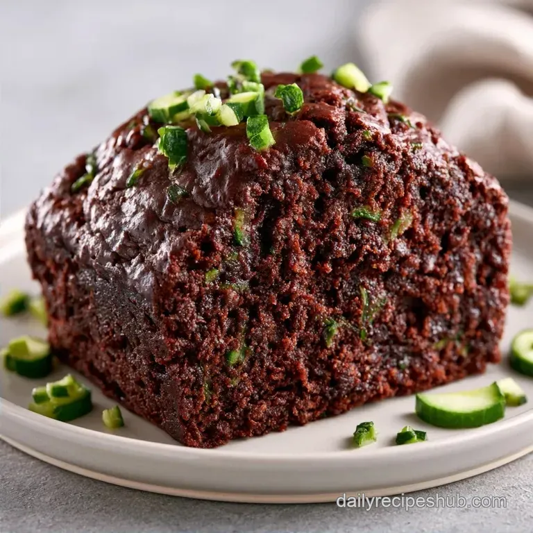 Moist Zucchini Chocolate Loaf