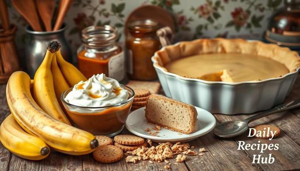 A saucepan of sweetened condensed milk being stirred over medium heat until it turns into rich caramel for a banoffee pie.