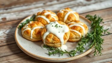 Freshly baked einkorn biscuits with a golden crust, showcasing the perfect Einkorn Biscuits Recipe cream.