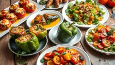 A close-up of sautéed Johnny Nardello peppers, showcasing their bright red color and mild, sweet texture, ready to be enjoyed as a side dish.