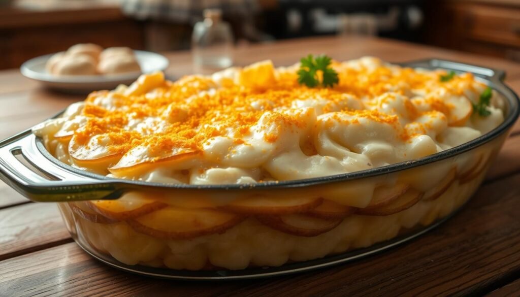 Scalloped Potatoes Recipe with Cheese Powder