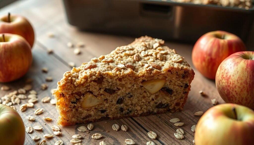 Apple Oatmeal Cake Half and Half